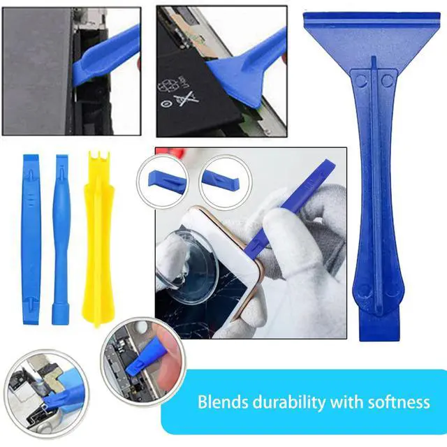 Alt view image 4 of 7 - Haojiaho Spudger Pry Tool Kit 14 Piece Opening Tool, Plastic & Metal Spudger Tool Kit, Ultra-Thin Prying & Open Tool for Phone, Laptop, Pad, Cell Phone, Tablet, Computer, Electronics Repair