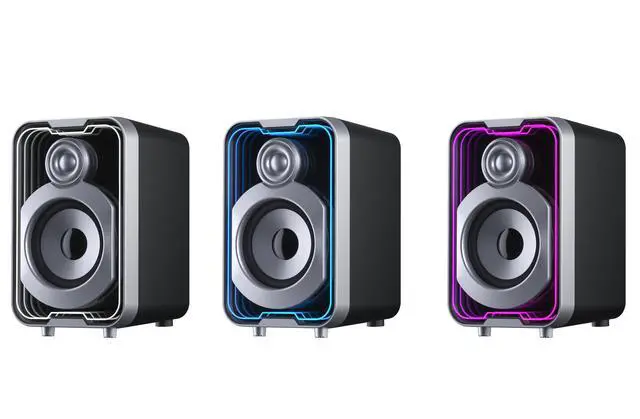 Alt view image 7 of 7 - SOULION 2.0 Computer Speakers, 10W USB-Powered Bluetooth Wired PC Speaker with Easy-Control Pod for Desktop, Tiny Desk Soundbar with 5 Mirror-Like LED Light Modes for Monitor Laptop Gaming Music Black