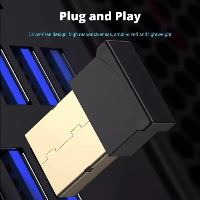 Alt view image 4 of 7 - USB Bluetooth Adapter, Driver Long Range Bluetooth 5.1 Dongle Receiver for PC, Backward Compatible with Bluetooth 2.1/3.x/4.x?Plug and Play for 7, 8.1, 10, 11