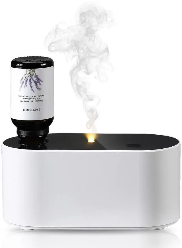 Main image of Lecdura Waterless Diffuser for Essential Oil, Battery Operated Scent Air Aromatherapy Diffuser, Mini Aroma Diffusers with 3 Intermittent Mist Modes, Cycle Start for 400-700 sq.ft Home Office Bedroom.