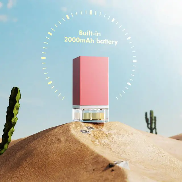 Alt view image 7 of 7 - Waterless Diffuser for Essential Oils 50ml Capacity Nebulizer Aromatherapy Diffuser, Battery Operated Mini Scent Air Machine with 4 Mist Settings Timers for Home,Cars,Office(C01 Blue)