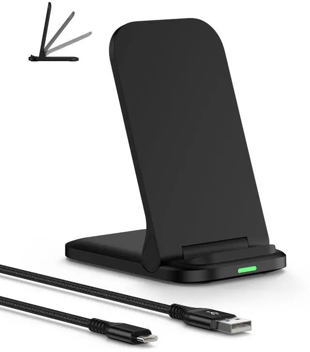 Main image of Fast Samsung Wireless Charging Stand, 15W Cordless Phone Charger Stand, Android Wireless Charger Dock Holder Station for Samsung Galaxy S25 Edge S24 Ultra S23 FE S22 S21 Z Fold7 Flip7 Note20 S9 S8