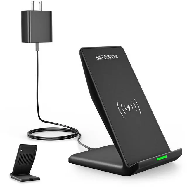 Main image of Fast Wireless Charger for Samsung, 15W Wireless Charging Stand Desk Phone Charger Stand with PD 20W USB C Plug Adapter for Samsung Galaxy S24 Ultra S24+ S23 S22 S21 S20, Pixel 8 7 Pro, iPhone 17 16 15