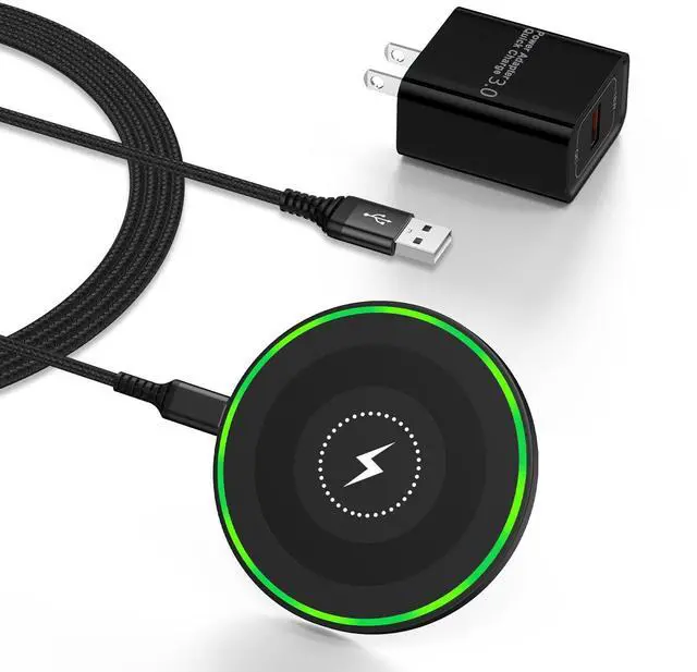 Main image of Fast Wireless Charging Pad Samsung S25FE S25 Ultra S24 Charger Stand Wireless Android Phone Charger 15W for Samsung Galaxy S24 S25 Plus S23 Ultra S23FE S22,Pixel 10 Pro,iPhone 17 16, with 18W Adapter