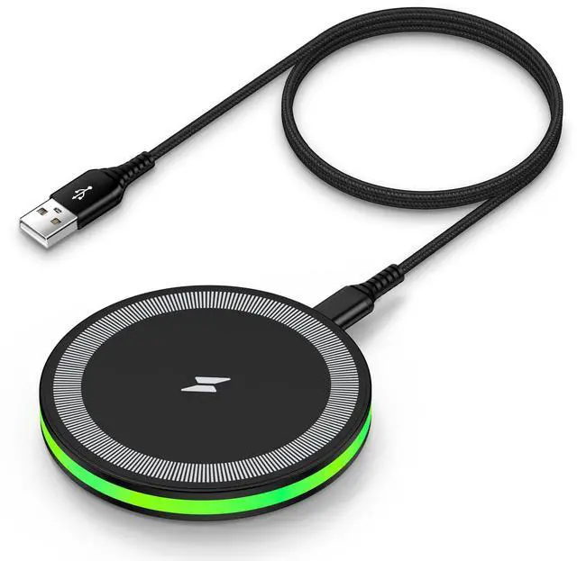Main image of Wireless Charger Fast Charging Pad Android Charging Station Wireless Phone Charger for Android Samsung Galaxy S25 Ultra S25 Plus S25 S24 S23 S22 S21 S20 S10, iPhone 16 Pro Max Plus 15 14 13 12
