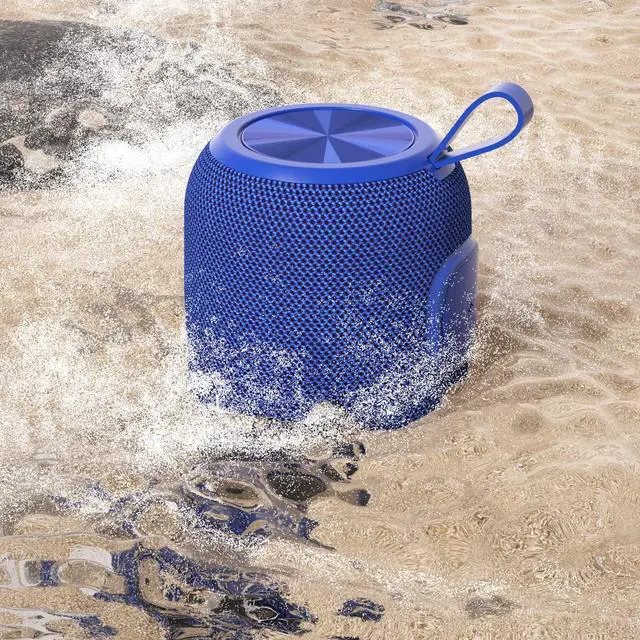 Alt view image 5 of 7 - FIGMASU Portable Bluetooeh Speaker Wireless Mini IPX7 Waterproof Speaker 24H Playtime 360° Stereo Surround Sound Bass Small Speakers for Outdoor Travel(Blue)