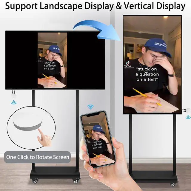 Alt view image 4 of 7 - 5G 4K Wireless HD Display Adapter Mirror Cast Screen Dongle Reciever Support Miracast DLNA Airplay for iOS Android Phone Tablet Mac Windows Laptop to TV Projector Monitor