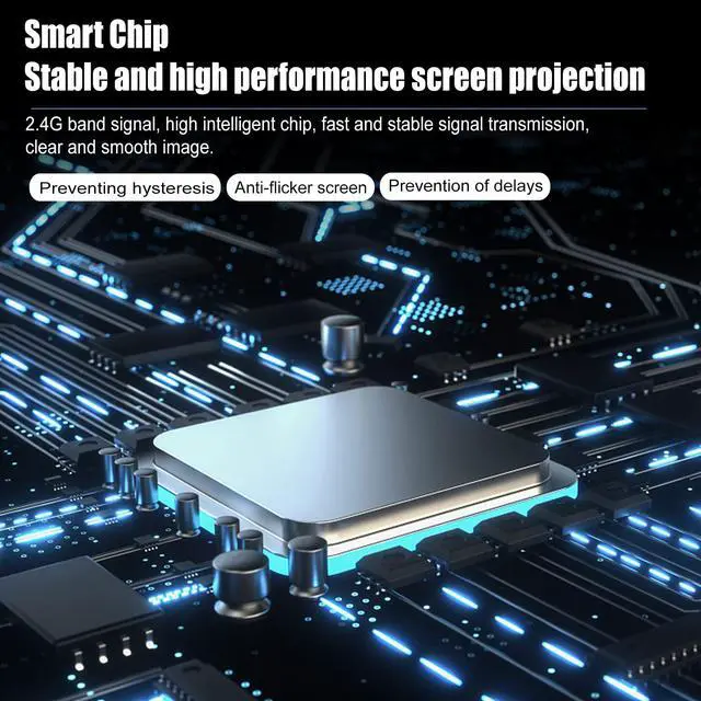 Alt view image 5 of 7 - Wireless HDMI Display Dongle Adapter, Screen mirroring Adapter for tv for i-OS/Android/Windows/i-Phone/Tablet L-aptop to H-DTV Monitor Projector, Support Air-Play DLNA Miracast (Ink Black)