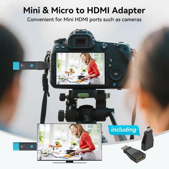 Alt view image 5 of 7 - 328FT/100M Wireless HDMI Transmitter and Receiver Portable 2.4G+5.8G Plug & Play Support 4K Decode 1080P Output Wireless HDMI Extender Kit for Audio to Monitor from Laptop/TV Box/Projector