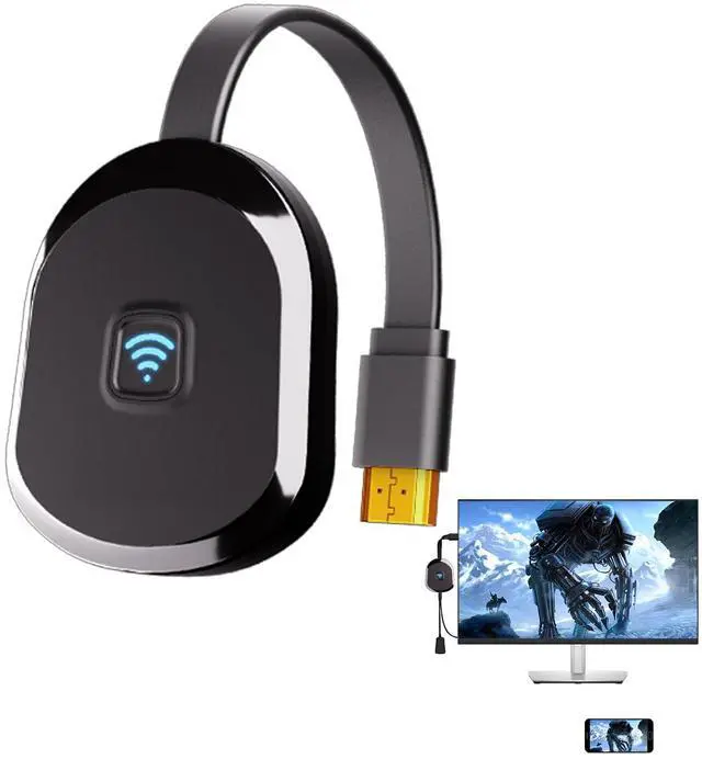 Main image of 4K Wireless HDMI Display Adapter,TV Adapter for The APP YouTube,for i-Phone, i-Pad, Android, Tablet, Laptop,Windows to HDTV/Monitor/Projector, Compatible Miracast, AirPlay, DLNA