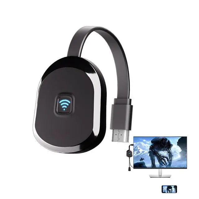 Alt view image 7 of 7 - 4K Wireless HDMI Display Adapter,TV Adapter for The APP YouTube,for i-Phone, i-Pad, Android, Tablet, Laptop,Windows to HDTV/Monitor/Projector, Compatible Miracast, AirPlay, DLNA