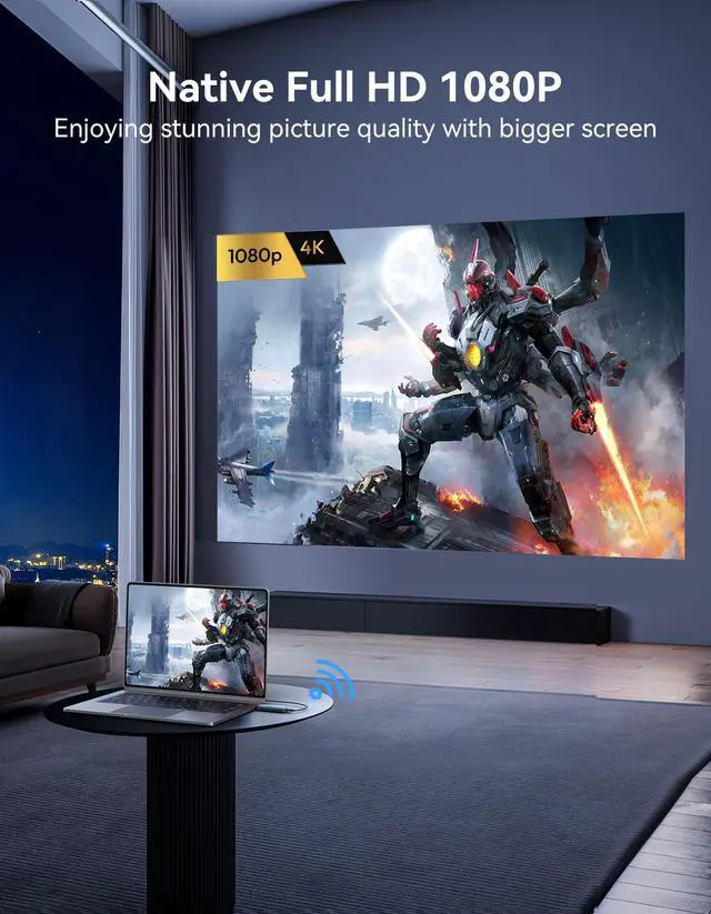 Alt view image 2 of 7 - Wireless HDMI Transmitter and Receiver 4K, Wireless HDMI Extender Sender Kit 2.4G/5G for Streaming Video Audio to Monitor for TV Box/PC/Laptop/HDTV/Projector Camera Portable Gray