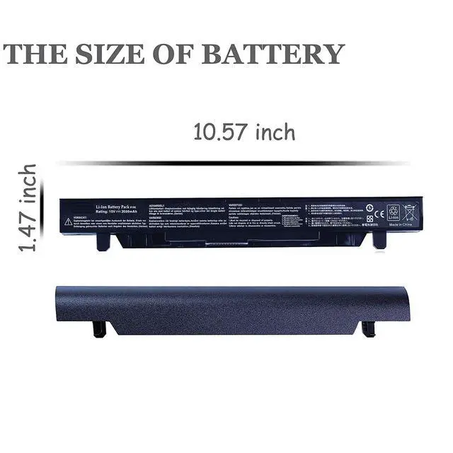 Alt view image 4 of 6 - A41N1424 Battery for Asus ROG GL552V GL552VW DH74 DH71 GL552JX GL552J GL552 | for ZX50JX X50J X555 ZX50 FZ50 FX50VW;FX-Plus FX-PRO 6300 6700-15V 2600mAh