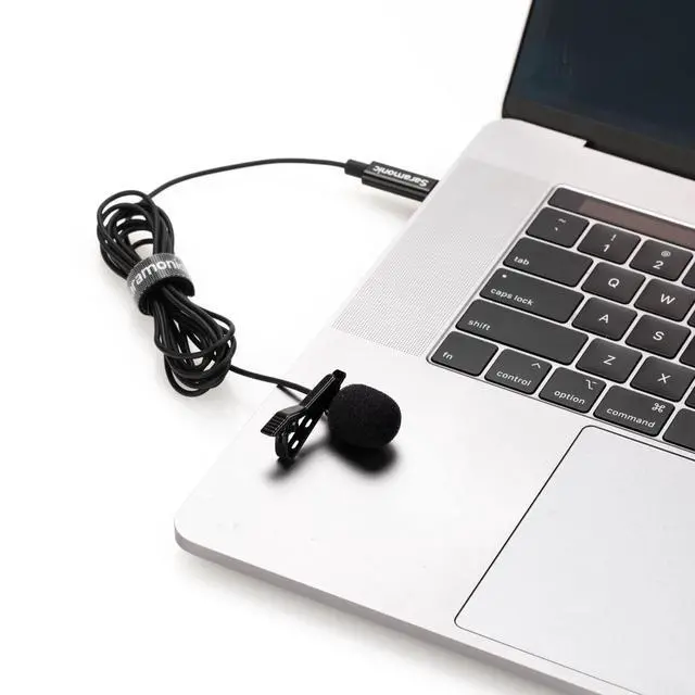 Alt view image 4 of 7 - LavMicro-U USB C Lavalier Microphone for iPhone 15, iPad, Android, Omnidirectional Condenser Lapel Mic for Vlogging, Interviews, YouTube, TikTok
