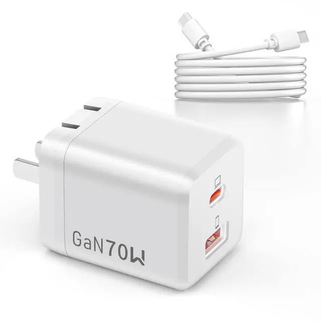 Main image of 70W 65W USB C Fast Charger Compatible with Nintendo Switch 2 Charger/Nintendo Switch/Steam Deck/Deck OLED/ROG Ally/Lite/OLED Adapter