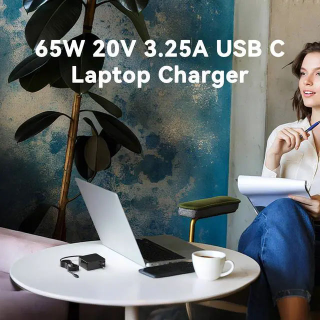 Alt view image 5 of 7 - 65W USB C Laptop Charger Compatible with Asus ROG Ally X Z1 Extreme Xbox Ally,Nintendo Switch 2,AYANEO Pocket S Mini Gaming Handheld,LG gram 17 16 15 14 Power AC Adapter