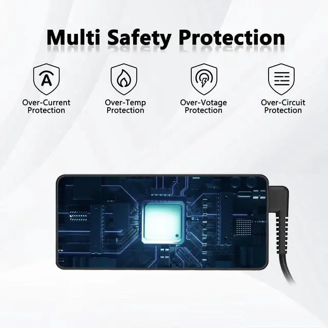 Alt view image 5 of 7 - 100W Universal USB C Laptop Charger Compatible with Mac Book Pro/Air 16, 15, 14, 13 Inch,iPad Pro,Lenovo Thinkpad/Chromebook/IdeaPad Yoga,HP,Dell,Acer,Asus, All USB-C Devices