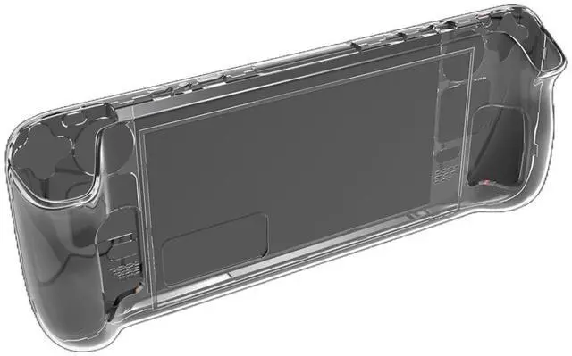 Alt view image 3 of 7 - Steam Deck Case for LCD/OLED TPU Protective Crystal Clear Case Cover for Steam Deck Precision Molded Anti-Slip Hard Case Cover for Steam Console Ergonomic Grip Lightweight Durable