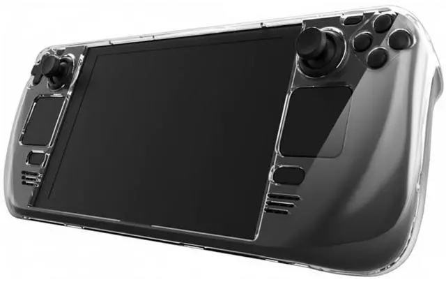 Main image of Steam Deck Case for LCD/OLED TPU Protective Crystal Clear Case Cover for Steam Deck Precision Molded Anti-Slip Hard Case Cover for Steam Console Ergonomic Grip Lightweight Durable