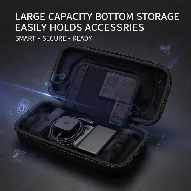 Alt view image 2 of 7 - Carrying Case Compatible with Steam Deck/Steam Deck OLED, Protective Hard Shell Travel Case for Steam Deck Console & Accessories