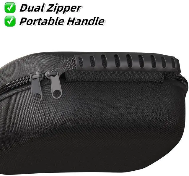 Alt view image 3 of 7 - 1PACK Universal Game Controller Protective Case - Travel Storage Compatible with Xbox One, Xbox Series X/S, PS4, PS5, and Nintendo Switch Controllers - sturdy Carrying Case AA-B (Black)