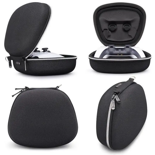 Alt view image 3 of 7 - Carry Case Compatible with PS5 DualSense Wireless Controller, PlayStation 5 Controller Holder Travel Safekeeping Protective Case Storage Bag Black