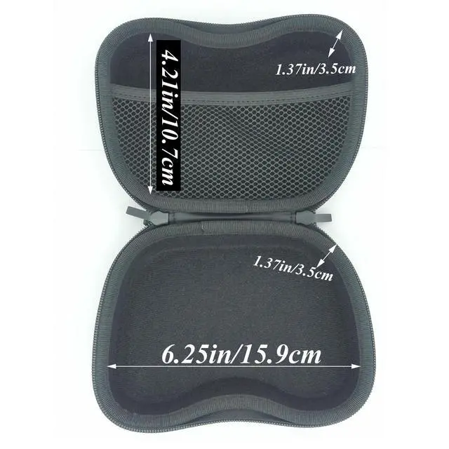 Alt view image 3 of 6 - Controller Case For PS5/4,For Xbox One (Series X, S),For Switch1/2 Pro Controller,precision rings&Thumb Grip Caps,Powerful clean Sponge&Cleaning Cloth (Black, 11in1Set)