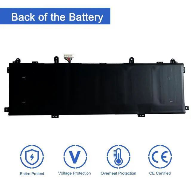 Alt view image 6 of 6 - SU06XL 84.08Wh L29184-005 Laptop Battery Compatible with HP Spectre X360 15-DF0XXX 15T-DF100 15-DF0013DX 15-DF0043DX 15-DF0070NR 15-DF0033DX 15-DF1033DX 15-DF1043DX Series L29048-271 HSTNN-DB8W 11.55V