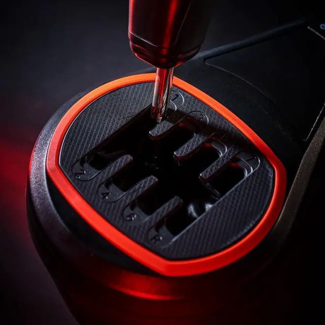 Alt view image 3 of 7 - TH8S Shifter Add-On for PS5, PS4, Xbox Series X|S, One, and PC Sim Racing Gear with H-Pattern Shifter Plate, Compatible with Racing Wheels and Driving Simulator Sets
