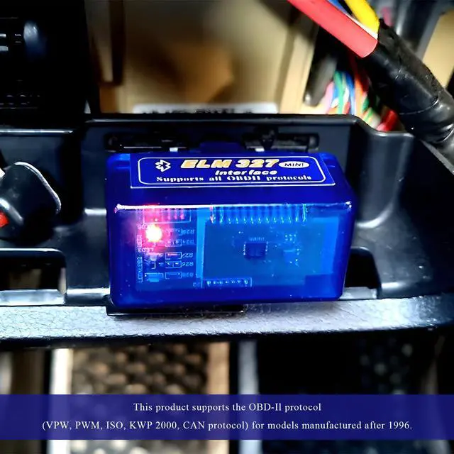 Alt view image 4 of 6 - ELM327 OBD Car Auto Diagnostic Scanner, Professional Auto Bluetooth Scan Tool Engine Fault Code Reader, Portable Vehicle Interface Adapter Check Engine Light Code Reader
