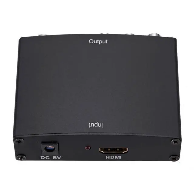 Alt view image 4 of 5 - HDMI to Component Converter,HDMI to 1080P YPbPr 5RCA RGB + R/L Video Audio Adapter, Support Apple TV, PS5, Roku, Xbox, Fire Stick, DVD Players to HDTV and Projector