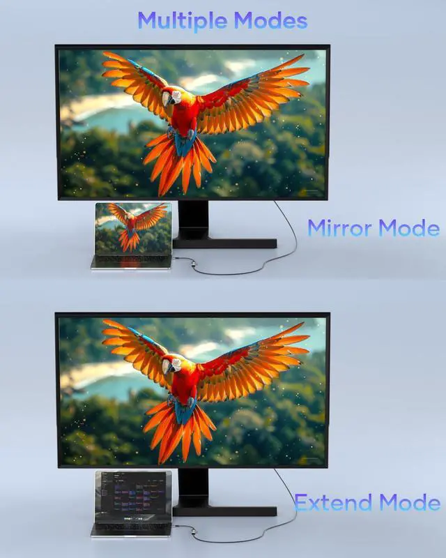 Alt view image 6 of 7 - USB C to DisplayPort Adapter, 8K Type-C Male to DisplayPort 1.4 Female, 8K@60Hz, 4K@144Hz, 4K@120Hz Dynamic HDR Thunderbolt 4/3 to Display Port for iPhone 16/15Series, MacBookPro, Galaxy S24