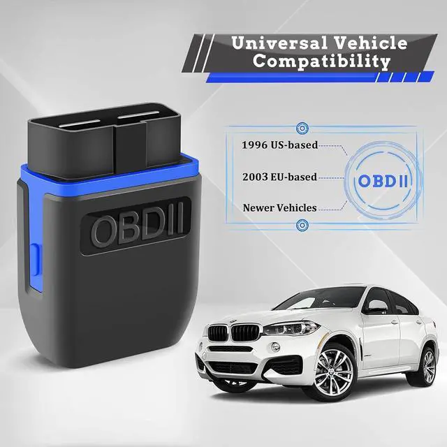 Alt view image 5 of 6 - OBD2 Bluetooth 4.0 Scanner Car Code Reader for iPhone iOS Android Windows, Auto ODB2 OBDII Adapter Diagnostic Scan Tool for Check Engine Lights