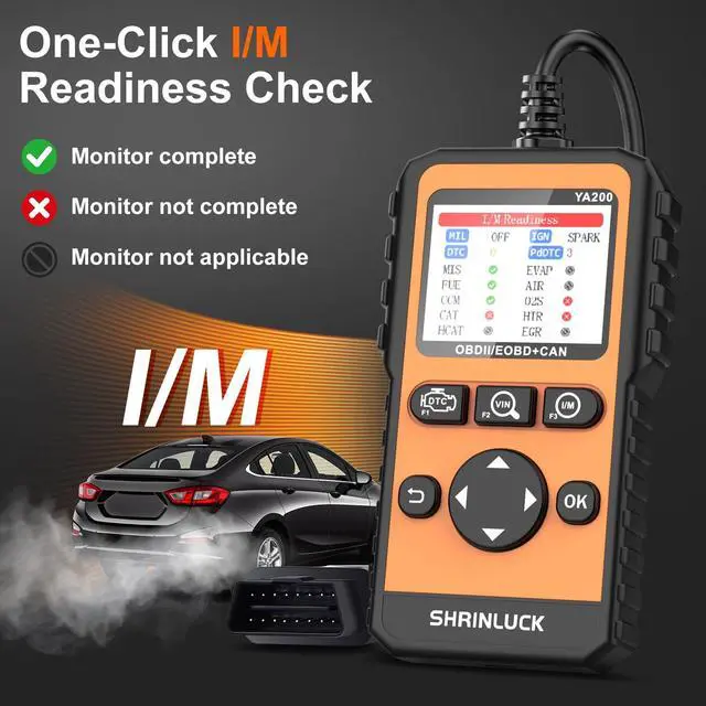 Alt view image 5 of 7 - Y2 2.8'' Color Graphing Screen OBD2 Scanner Diagnostic Tool,Enhanced PRO Check and Reset Engine Fault Code,DTC Lookup,O2 Sensor Test,Live Data,Freeze Frame,OBDII Code Reader Tool for All Cars