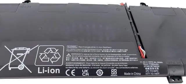 Alt view image 2 of 6 - SU06XL Replacement Laptop Battery Compatible with HP Spectre X360 15-DF0000 15-DF0000NF 15-DF0000NO 15-DF0000NV 15-DF0000NX Series Notebook HSTNN-DB8W L29048-271 L29184-005 SU06084XL