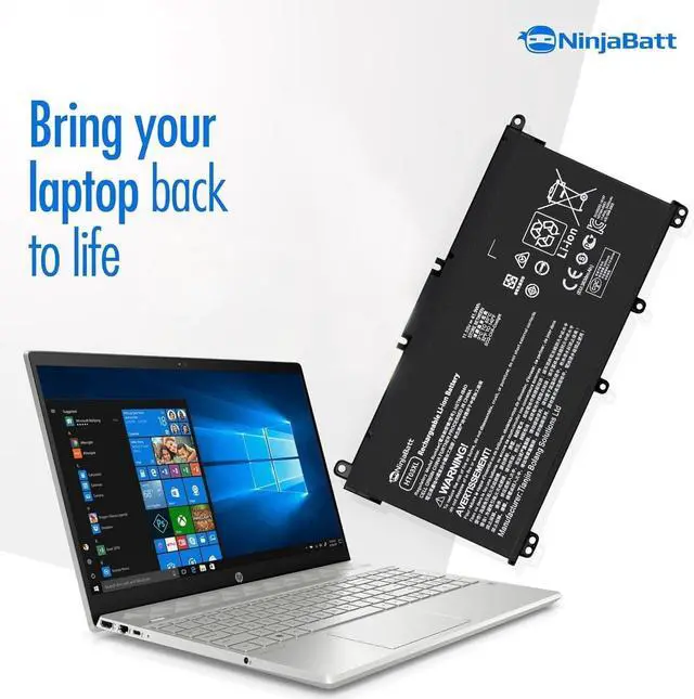 Alt view image 5 of 7 - NinjaBatt HT03XL Battery for HP L11119-855 HW03XL Pavilion 15-DB Series14M-DH0003DX 14M-DH1003DX 15T-CS200 15-DY0013DX 15-DY1023DX 15-DY1751MS 15-CS3073CL