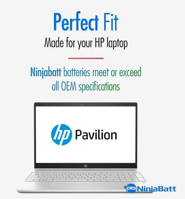 Alt view image 6 of 7 - NinjaBatt HT03XL Battery for HP L11119-855 HW03XL Pavilion 15-DB Series14M-DH0003DX 14M-DH1003DX 15T-CS200 15-DY0013DX 15-DY1023DX 15-DY1751MS 15-CS3073CL