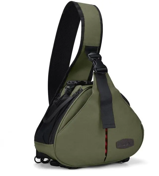 Main image of Camera Bag Sling Backpack Camera Case Waterproof with Rain Cover Tripod Holder, Compatible for DSLR/SLR Mirrorless Cameras (Canon Nikon Sony Pentax) and Accessories Green