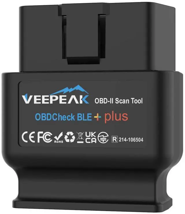 Main image of Veepeak OBDCheck BLE+ Bluetooth OBD II Scanner for iOS & Android, Car Check Engine Code Reader Wireless OBD Diagnostic Scan Tool
