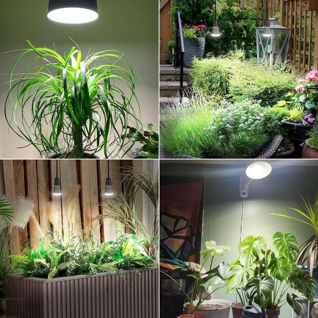 Alt view image 7 of 7 - 60W Equivalent LED Grow Light Bulb, BR20 12W Full Spectrum Plant Light Bulb E26 Base, 25,000 Hours Lifespan IP54 Waterproof Grow Light for Indoor Outdoor Plants