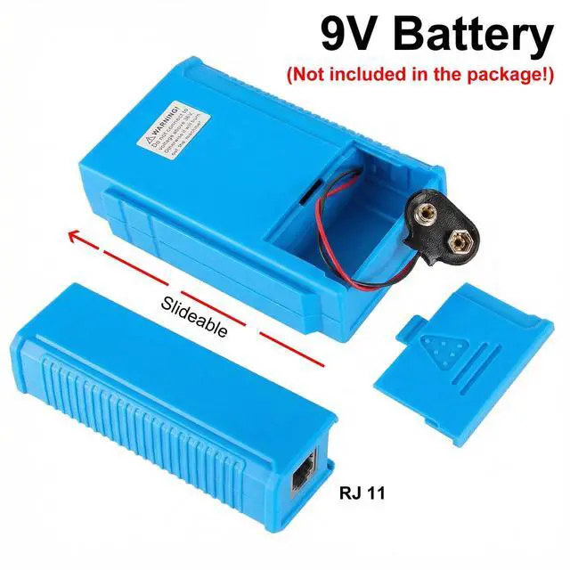 Alt view image 6 of 7 - AITRIP RJ45 Crimp Tool Kit Pass Thru Cat5 Cat5e Cat6 RJ45 Crimping Tool with RJ45 Cat6 Pass Through Connectors, Covers,1 Wire Punch Down Cutter,Network Cable Tester