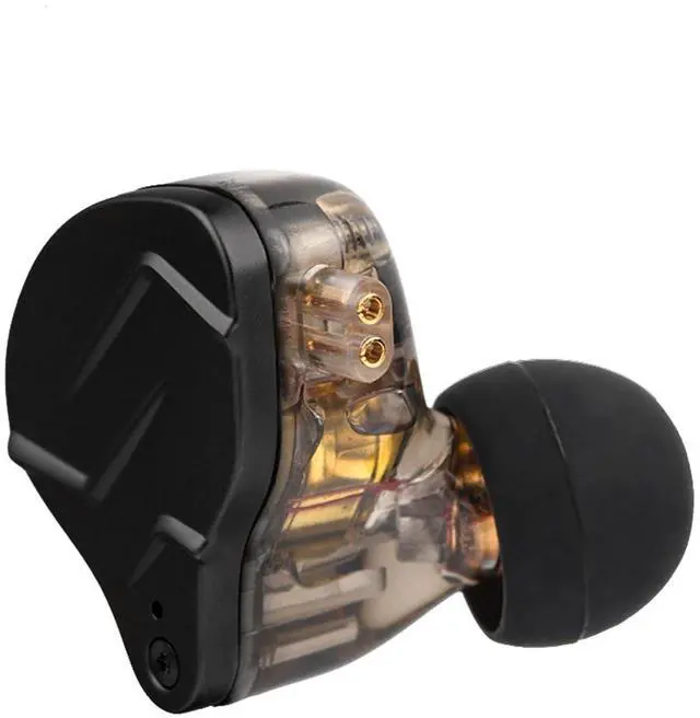 Alt view image 4 of 7 - KZ ZSN PRO X Dual Driver 1BA+1DD Hybrid Metal Earphones HiFi in-Ear Monitor with Detachable Recessed 2Pin Cable,Zinc Alloy Panel (Without Mic, Grey)