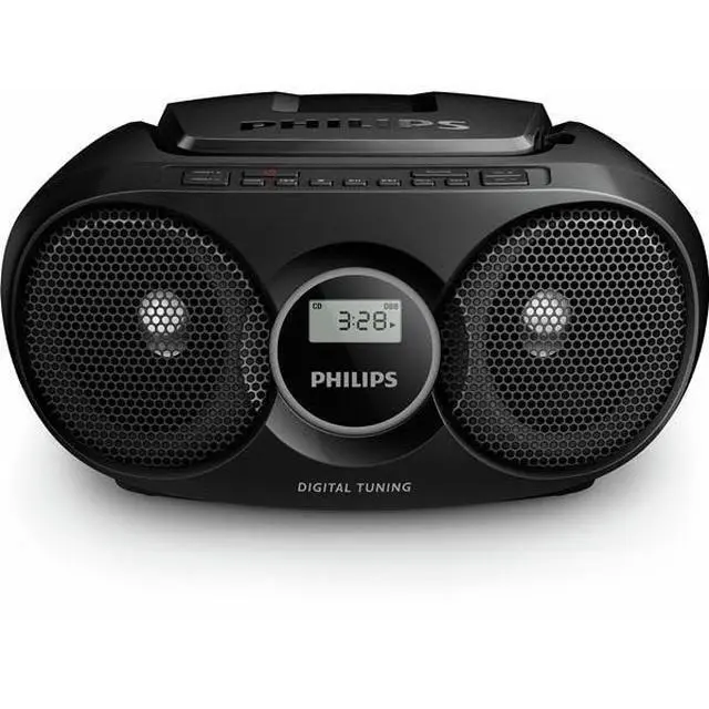 Alt view image 2 of 3 - Portable CD Player Boombox Radio CD Player Combo for Home, Stereo Sound Speakers and MP3/CD-R/RW Compatible, Programmable CD Player with FM Radio/USB/Headphone Jack/AUX Input