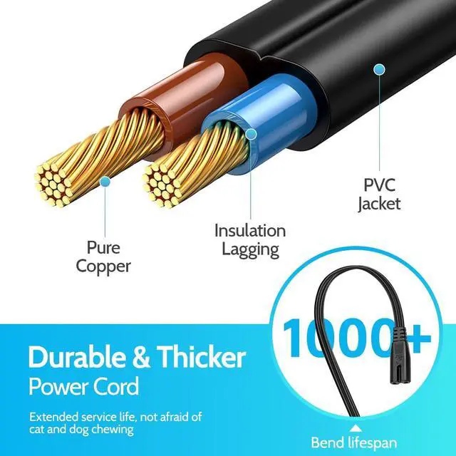 Alt view image 7 of 7 - Recliner Power Supply Wide 29V 2A AC/DC Adapter 100-240V with Longer Power Cord, 2-Pin Switching Transformer, Replacement Part for Recliner Sofa/Lift Chair/Electric Couch/Standing Desk