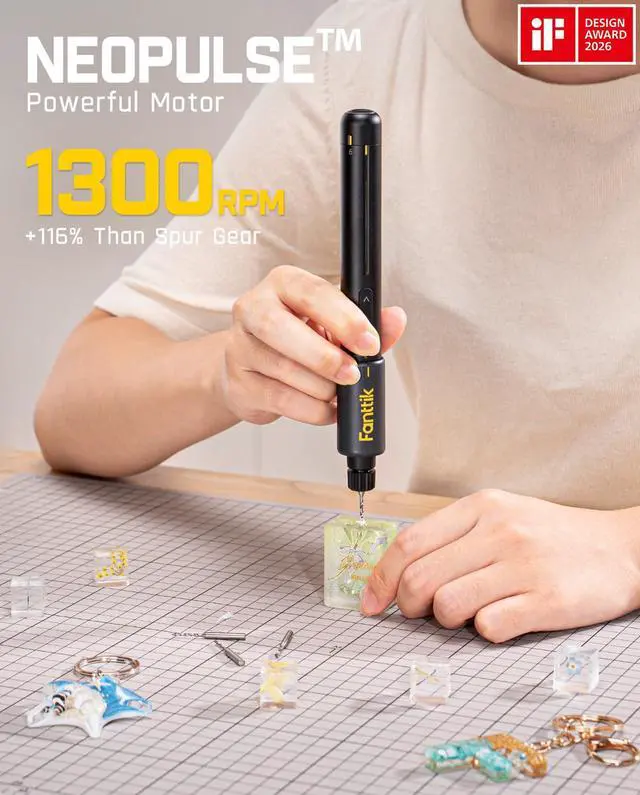 Alt view image 2 of 7 - K2 Nano Mini Electric Drill, Precision Rotary Tool Kit