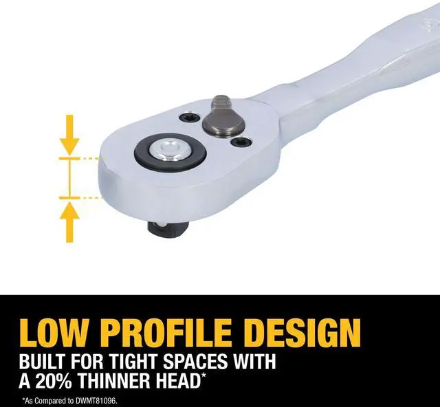Alt view image 7 of 7 - DEWALT 142 Piece Mechanics Tool Set, 1/4 Inch and 3/8 Inch Drive, SAE and Metric (DWMT45425)