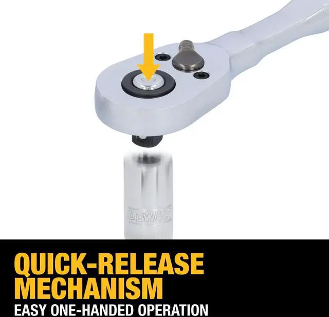 Alt view image 3 of 7 - DEWALT 142 Piece Mechanics Tool Set, 1/4 Inch and 3/8 Inch Drive, SAE and Metric (DWMT45425)