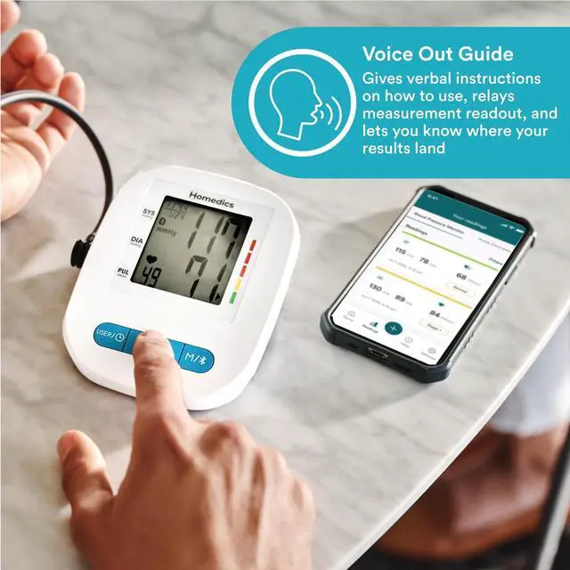 Alt view image 4 of 7 - 500 Series Bluetooth Upper Arm Blood Pressure Monitor for Home Use