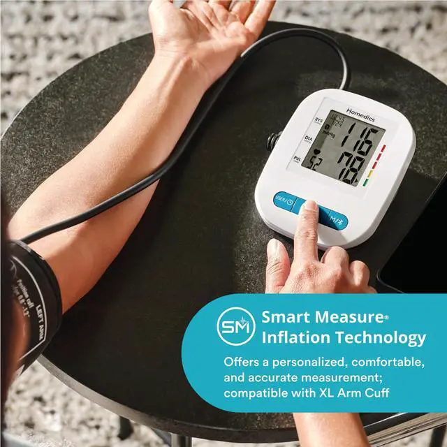 Alt view image 6 of 7 - 500 Series Bluetooth Upper Arm Blood Pressure Monitor for Home Use