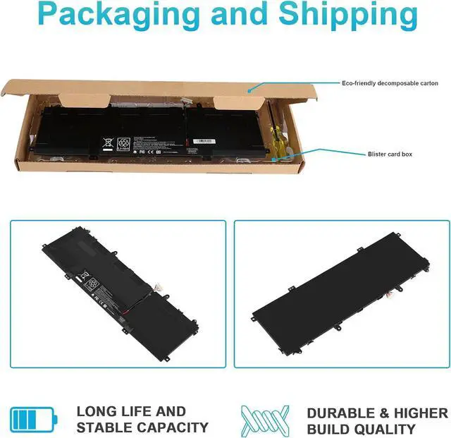 Alt view image 6 of 7 - SU06XL L29184-005 Laptop Battery for HP Spectre X360 Convertible 15-df0xxx 15-df1xxx 15-df0013dx 15-df0033dx 15-df1043dx 15-df0069nr 15t-df000 15t-df100 L29048-271 SU0608XL HSTNN-DB8W SU06084XL